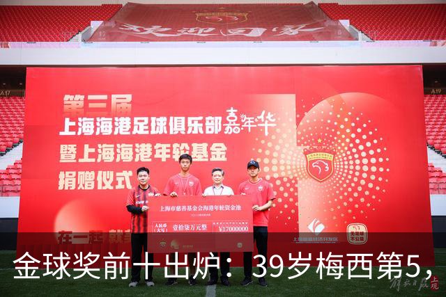 金球奖前十出炉：39岁梅西第5，凯恩仍是头号热门